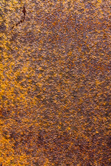 heavily rusted metal