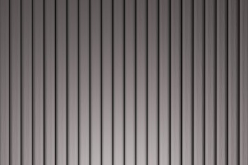 Obraz premium Black cow vertical wooden planks. Light is coming from bottom