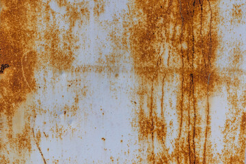 rusted white metal sheet texture