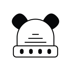 Children Hat Icon vector