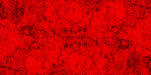 Abstract red grunge background with copy space. Dark red slate background toned classic color. old red color wall background texture. dirty rustic fire red texture.