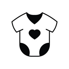 Baby Romper Icon vector