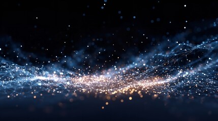 Obraz premium Abstract Mesh Line and Point 