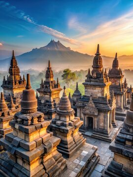 Majestic ancient architecture