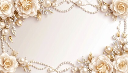 Naklejka premium Elegant floral arrangement wedding venue decorative background soft lighting close-up romantic aesthetic