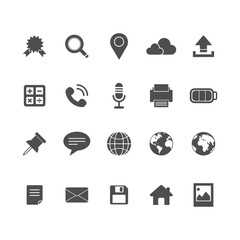 Web and Business Icons Set for Digital and Office Use