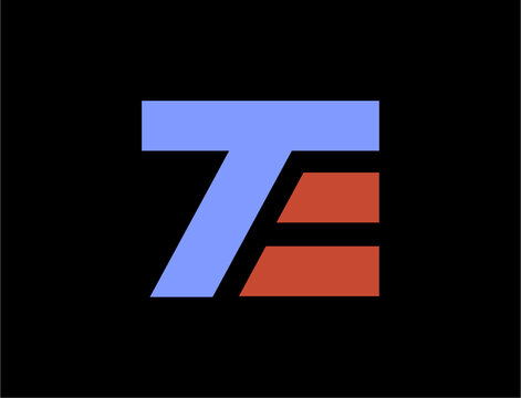 Abstract graphic design 7 e logo