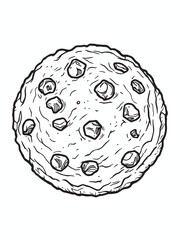 Chocolate chip cookie .eps