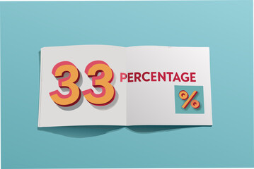 Design a minimalist promotional layout featuring large percentage discounts in a vibrant, visually appealing style using a VI (visual identity) guide.