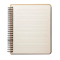 notebook and pencil isolated