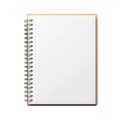 notebook isolated on white background