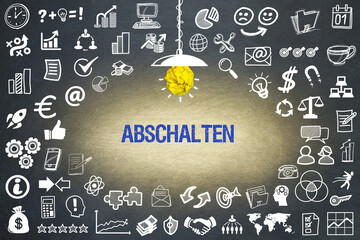 abschalten