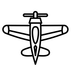 Airplane icon design 
