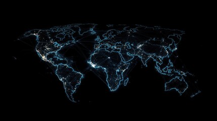 Global network map