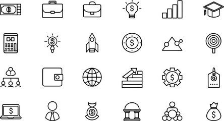 simple set of vector flat icon  contains such icon.eps
