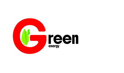 green energy, modern logo