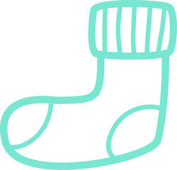 Simple Sock Illustration