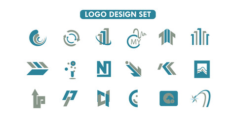
Minimalist Logo Design Set for Businesses