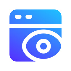 page view gradient fill icon