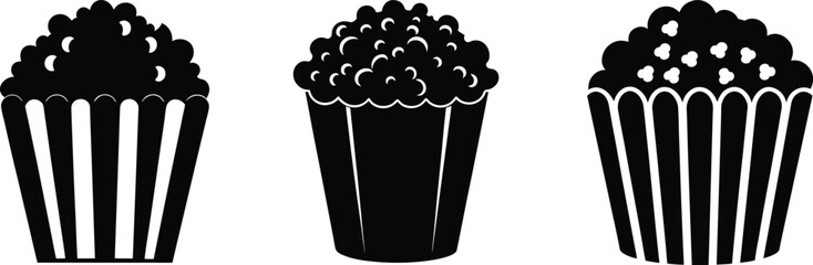 popcorn paper craft vector art and illustration