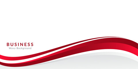 Modern banner background design. Banner template with dynamic wave shapes