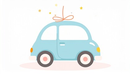 Cartoon Toy Car Vector