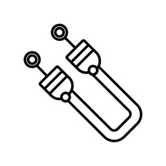 relays line art on white background