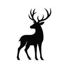 deer silhouette vector