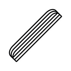 nickel strips line art on white background
