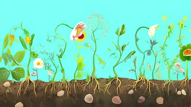 easter eggs in grass