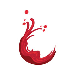 Fototapeta premium Wine Splash