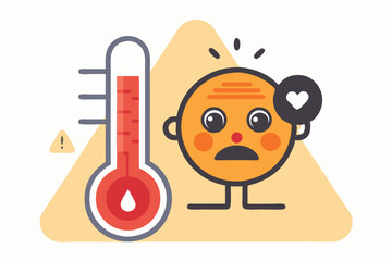 heatstroke warning dizzy face