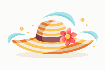wide brim beach hat