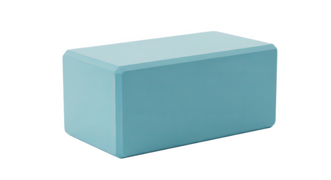 A low resolution abstract image shows an isolated blue rectangular block on a black background. - Powered by Adobe