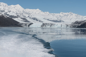 Harvard Tidewater Glacier at the end of College Fjord, Alaska, USA