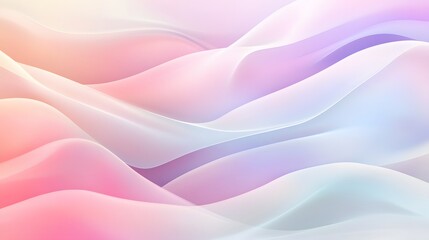Soft pastel wave background with gentle flowing abstract curves