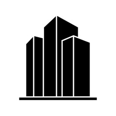 Skyscraper icon vector. Building illustration sign. high-rise building symbol. architecture logo. © Denys