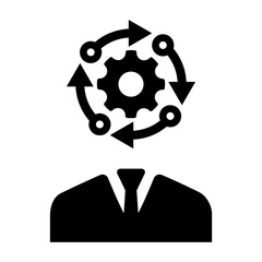 Idea vector icon. Creativity related illustration sign. inspiration symbol or logo.  development, brainstorm, creative web icon.