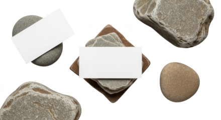 Stones and cards natures office