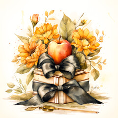 gift box with bow ribbon