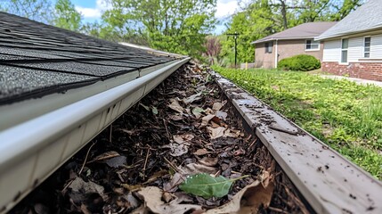 Clogged Gutters: Leaf Debris, Roof Maintenance, and Gutter Cleaning