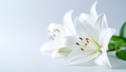 Fototapeta premium Lily flower background
