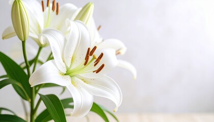 Obraz premium Lily flower background