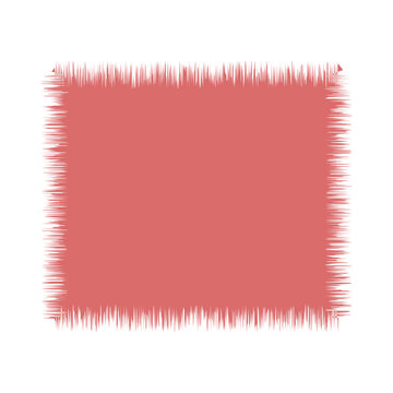 Blank Jagged Rectangle Frame