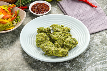 Indian cuisine - Mint chicken tikka