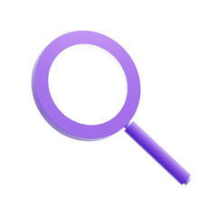 3D Magnifying Glass Icon