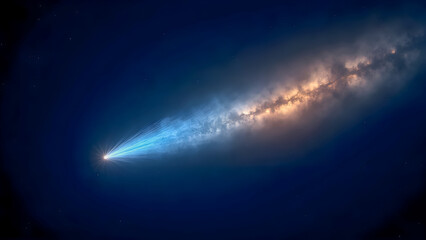 Solar Caress: A Comet’s Icy Passage Near Earth