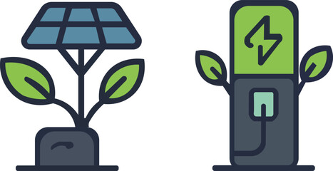 Eco Automotive Electric Car Charging Station