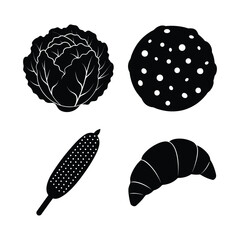Set of Fast Food Variety Vector Design