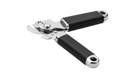Ergonomic BlackHandled Stainless Steel Can Opener.